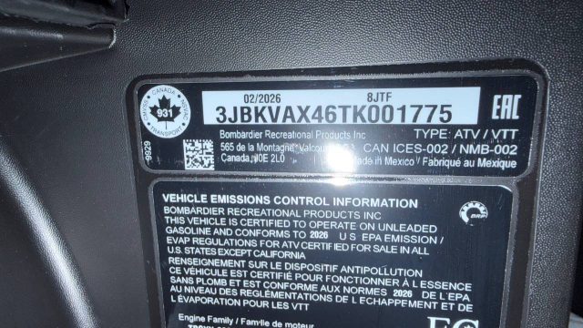 Can-Am Defender LIMITED CAB HD11 — photo 11 of 23, VIN …001775